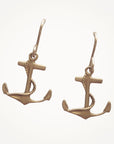 Anchor Earrings • Gold