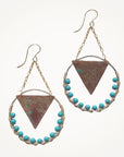 Triangle Hoop Boho Earrings