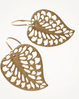 Filigree Leaf Earrings