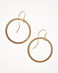 Gold Hoop Earrings • Medium