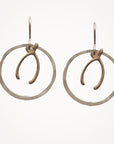 Wishbone Hoop Earrings