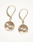 Oyster Earrings • Gold
