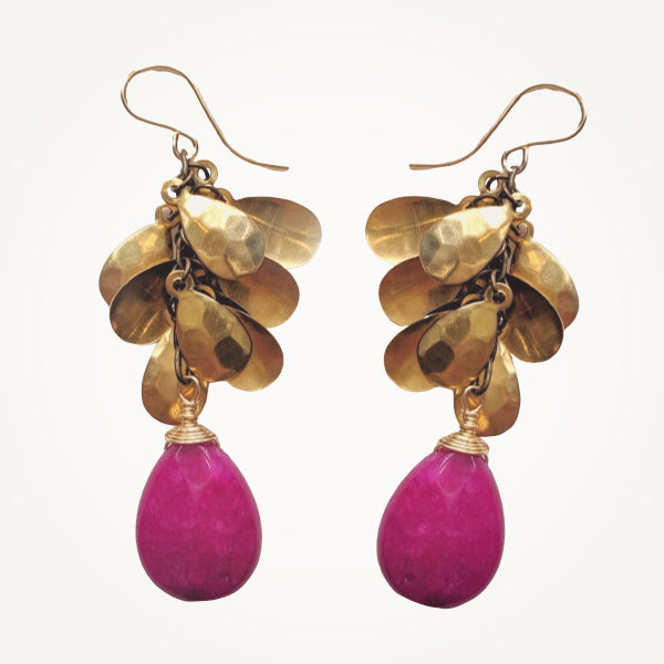 Petal Earrings • Ruby Jade