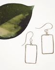 Petite Rectangle Earrings