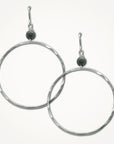 Luna Stardust Hoop Earrings