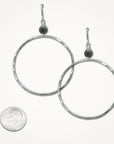 Luna Stardust Hoop Earrings