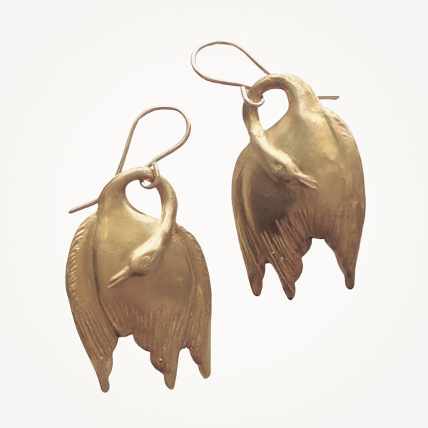 Swan Earrings