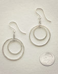 Equinox Earrings • Two Hoops