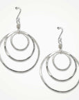 Equinox Earrings • Three Hoops