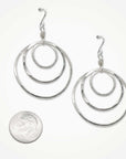 Equinox Earrings • Three Hoops