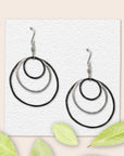 Equinox Earrings • Three Hoops