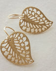 Filigree Leaf Earrings