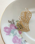 Filigree Leaf Earrings