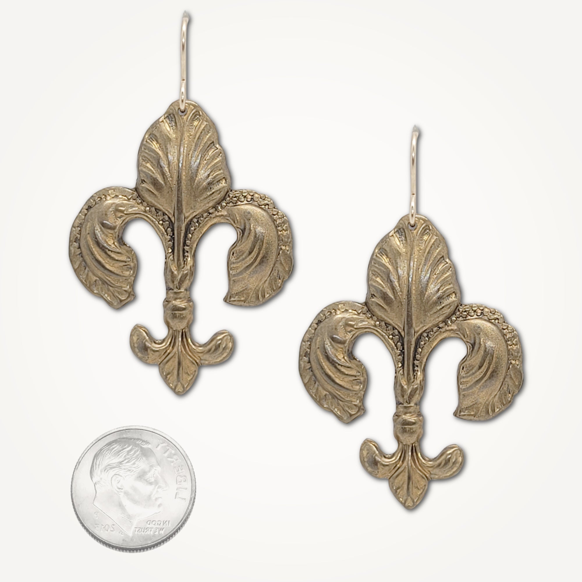 Fleur de Lis Earrings • Plume