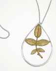 Teardrop Necklace • Foliage