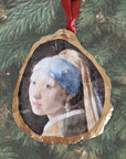 Girl with a Pearl Earring Ornament • Oyster Shell