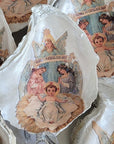 Angels and Manger Ornament • Oyster Shell