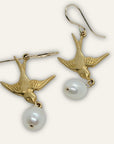 Little Bird Earrings • Pearl