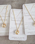 Oyster Necklace • Gold