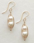 Gold Peapod Earrings • Two Peas