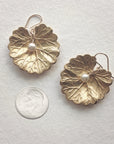 Water Lily Earrings • Pearl