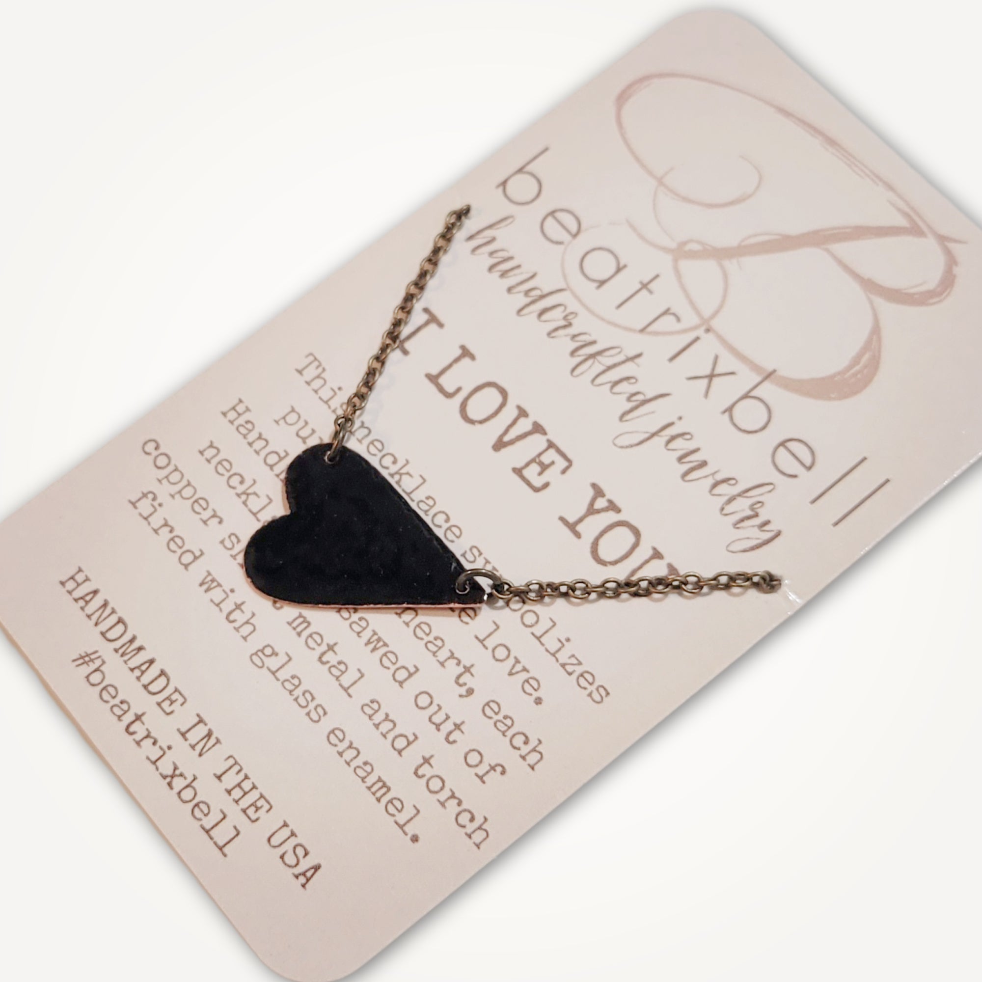 I Love You Necklace • Choice of Color