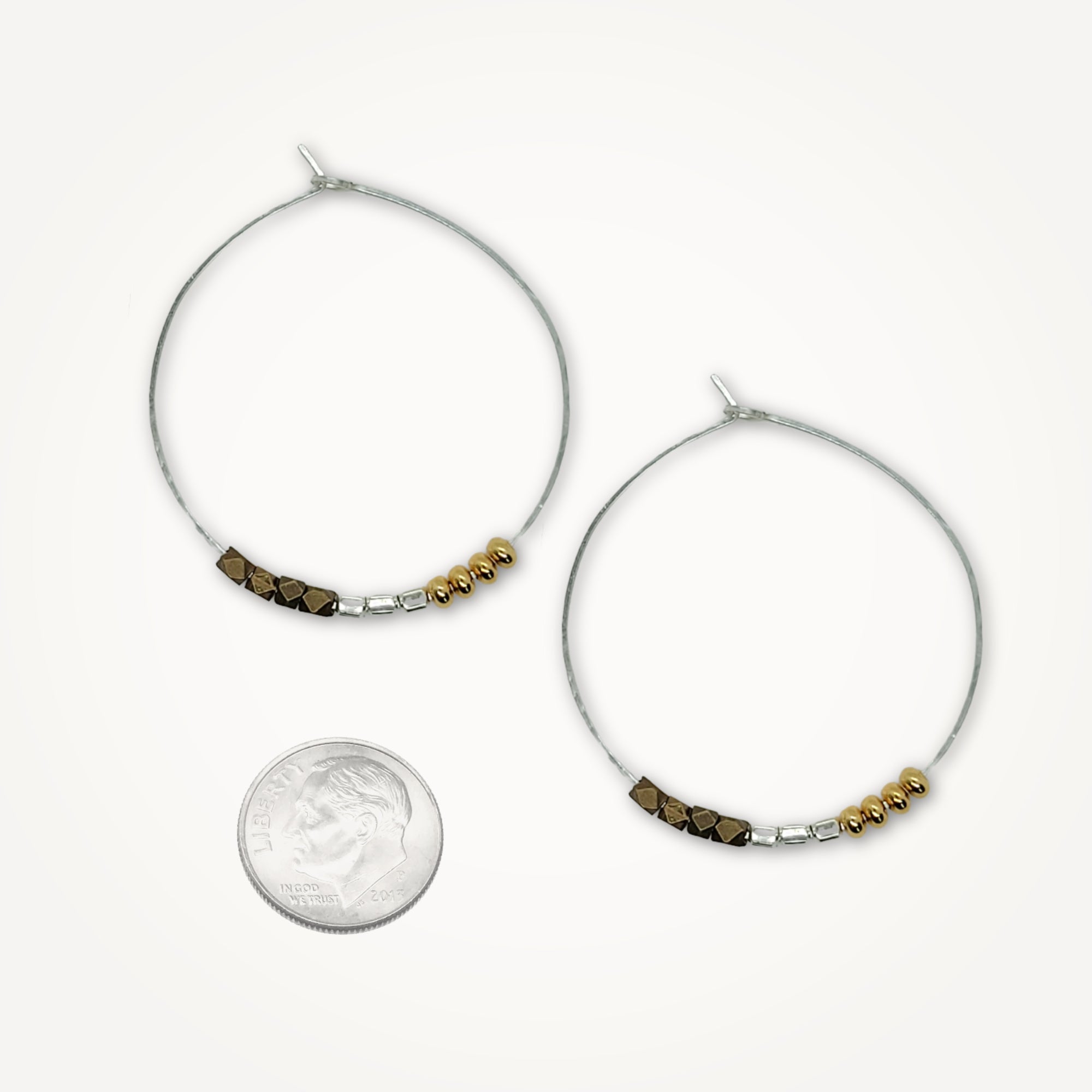 Loop Earrings • Metallic Mix