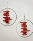 Hoop Earrings • Coral Cupolini