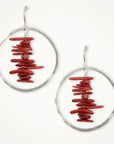 Hoop Earrings • Coral Cupolini