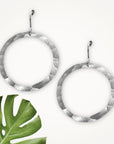 Organic Hoop Earrings • Medium