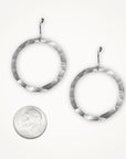 Organic Hoop Earrings • Medium