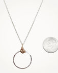 Knot Necklace • Petite Circle