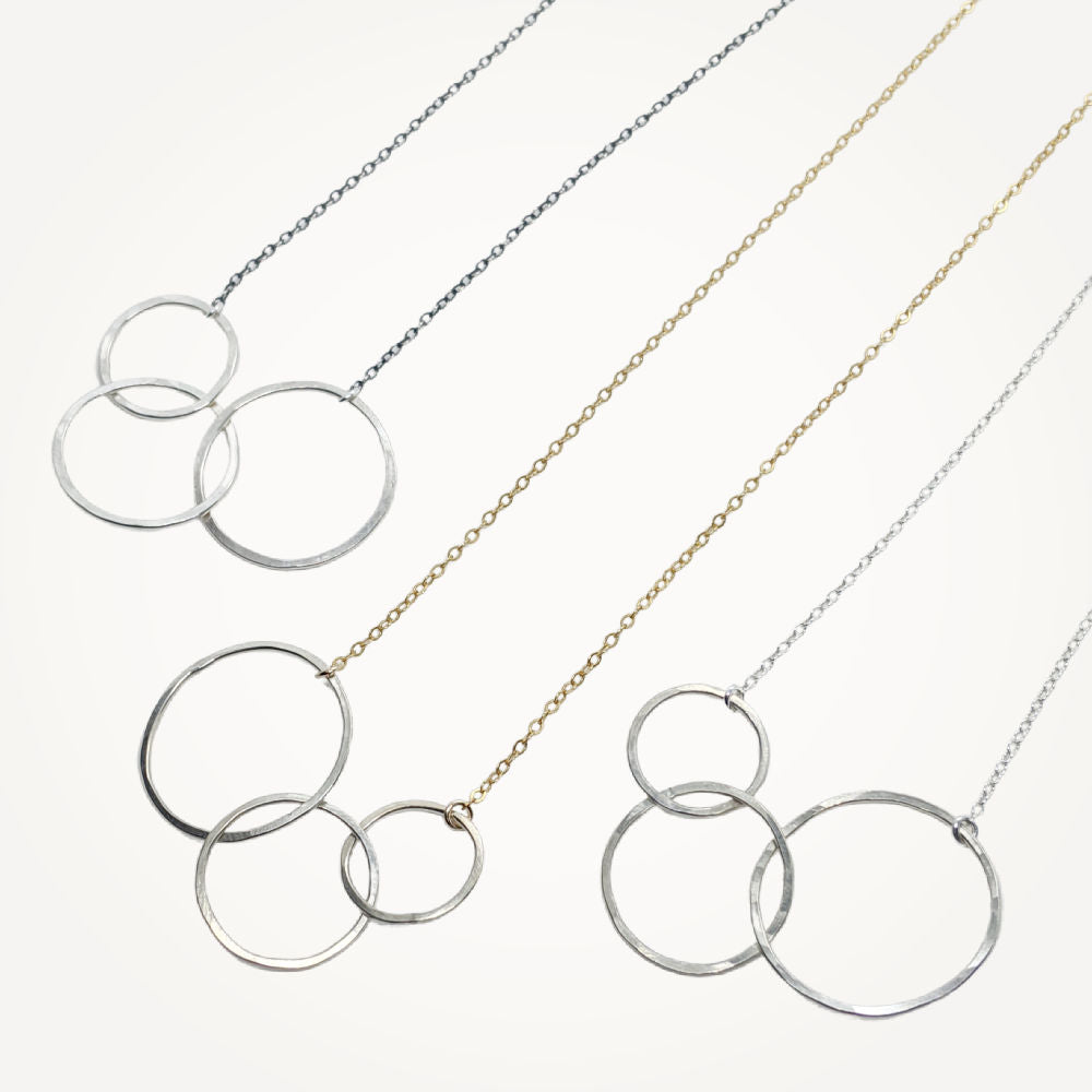 Aura Necklace • Three Hoops