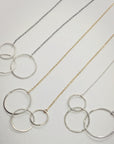 Aura Necklace • Three Hoops