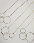Aura Necklace • Three Hoops