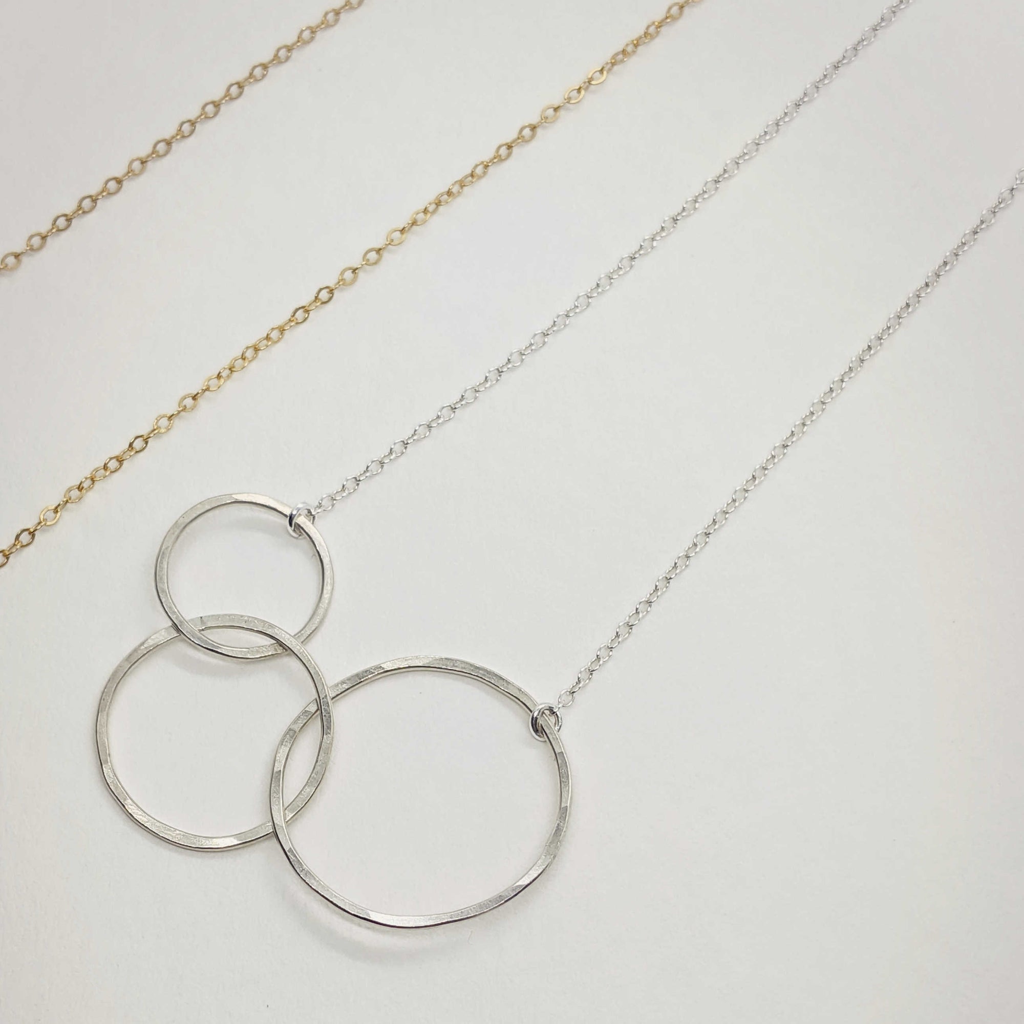 Aura Necklace • Three Hoops