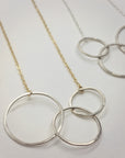 Aura Necklace • Three Hoops