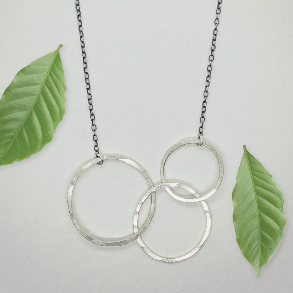 Aura Necklace • Three Hoops