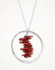 Hoop Necklace • Coral Cupolini