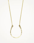 Lucky Horseshoe Necklace • Silver or Gold