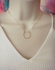Lucky Horseshoe Necklace • Silver or Gold
