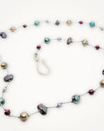 Jewel Tone Necklace • Freshwater Pearl