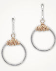 Knot Earrings • Petite Circle