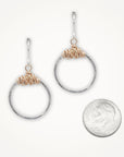 Knot Earrings • Petite Circle