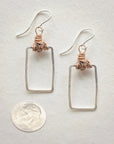 Knot Earrings • Rectangle