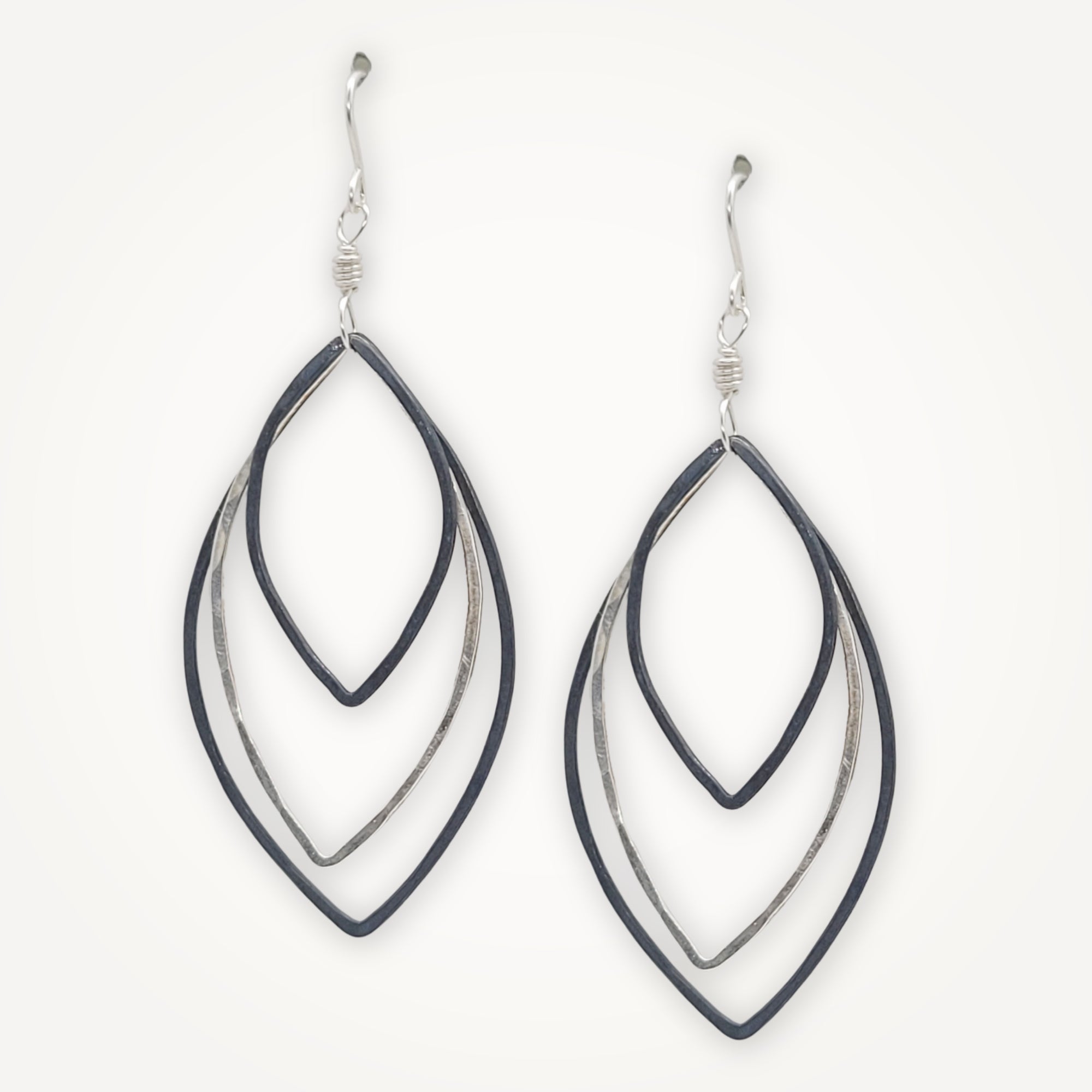 Eclipse Earrings • Three Marquise