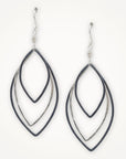 Eclipse Earrings • Three Marquise