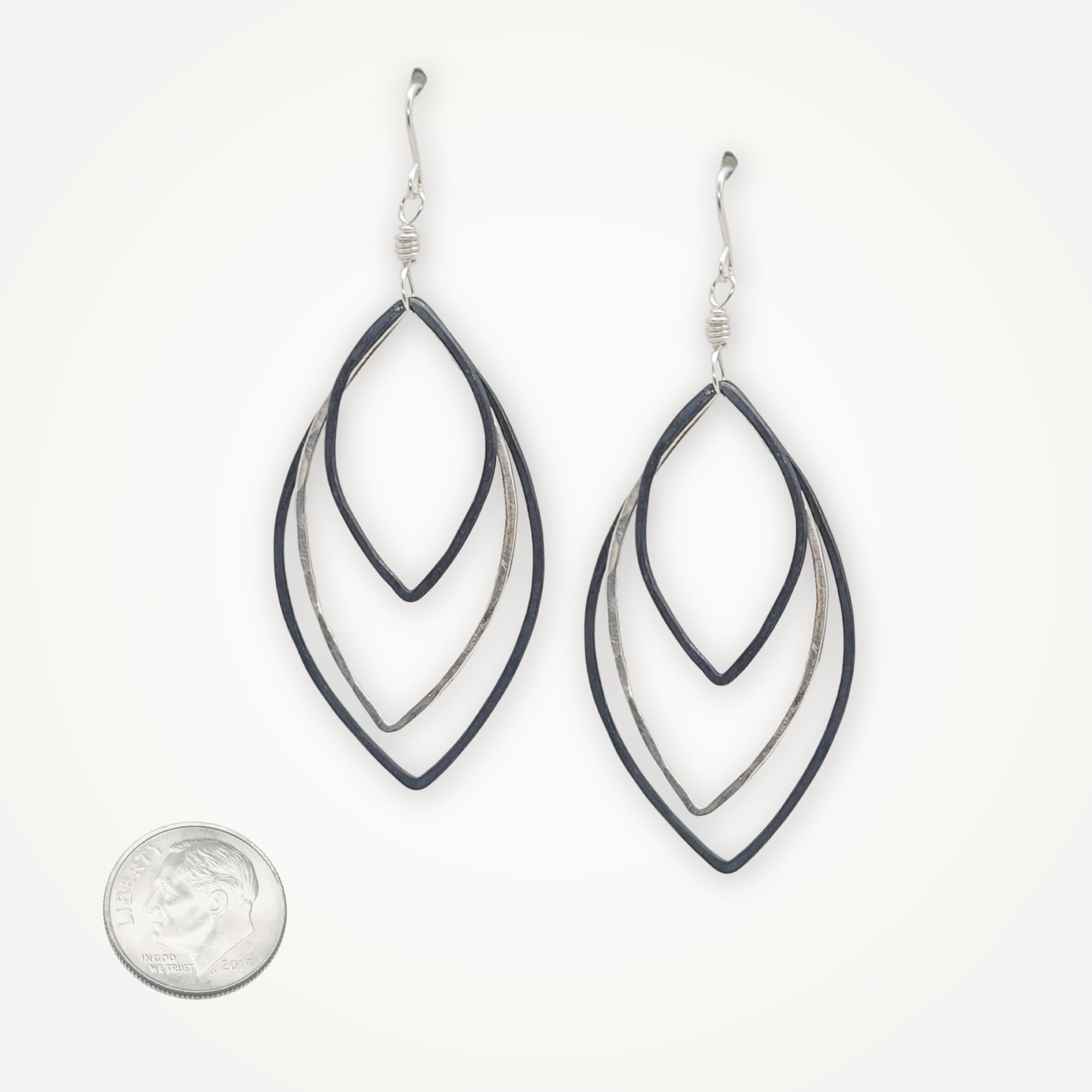 Eclipse Earrings • Three Marquise