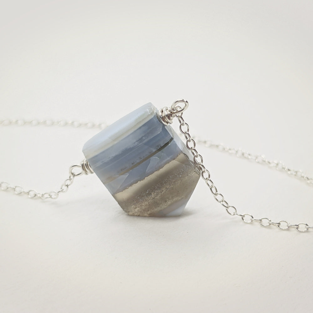 Layered Opal Necklace • Minimalist Jewelry