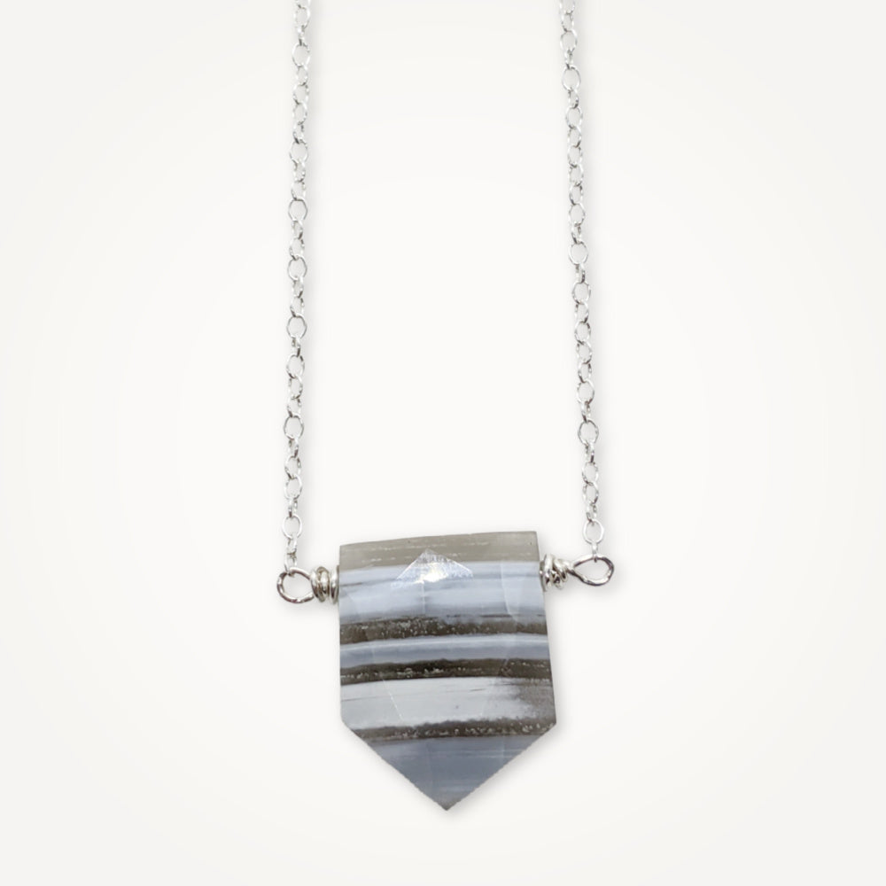 Layered Opal Necklace • Minimalist Jewelry